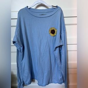 O’neill oversized blue long sleeve